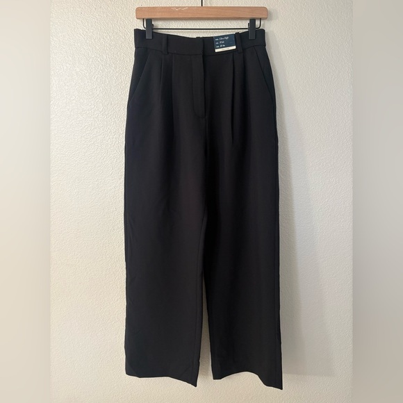Abercrombie & Fitch | Curve Love A&F Sloane Tailored Wide-Leg Pant sz 27/4r NWT - Picture 3 of 5